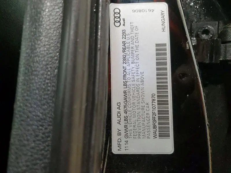 2015 AUDI A3 PREMIUM  