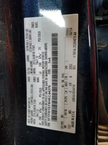 2017 FORD F150 SUPERCREW  