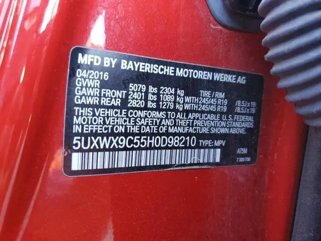 2017 BMW X3 XDRIVE28I  