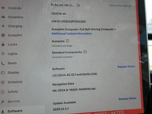 2023 TESLA MODEL 3   