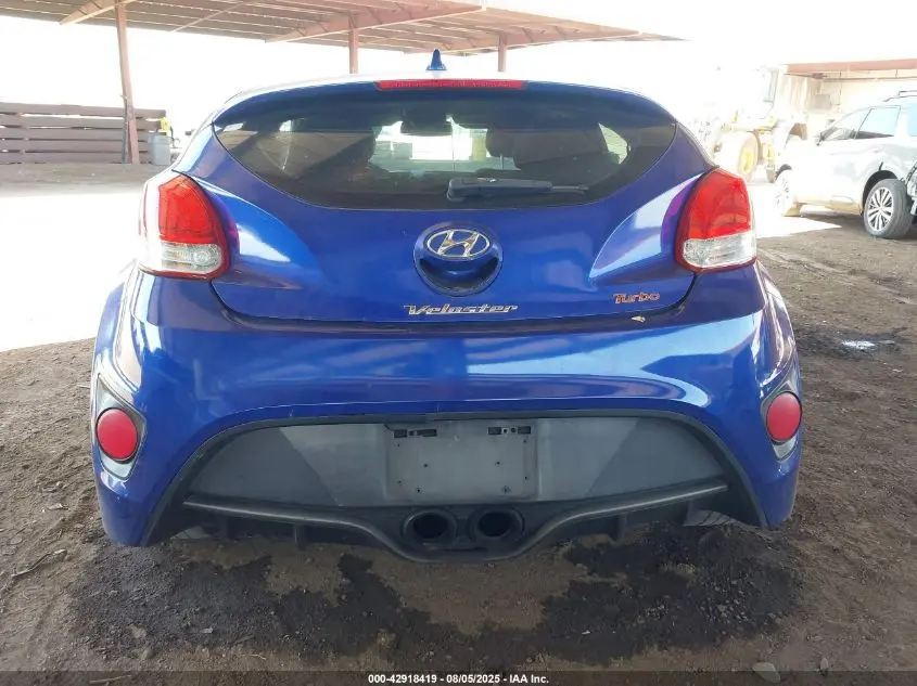 2013 HYUNDAI VELOSTER TURBO W/BLACK