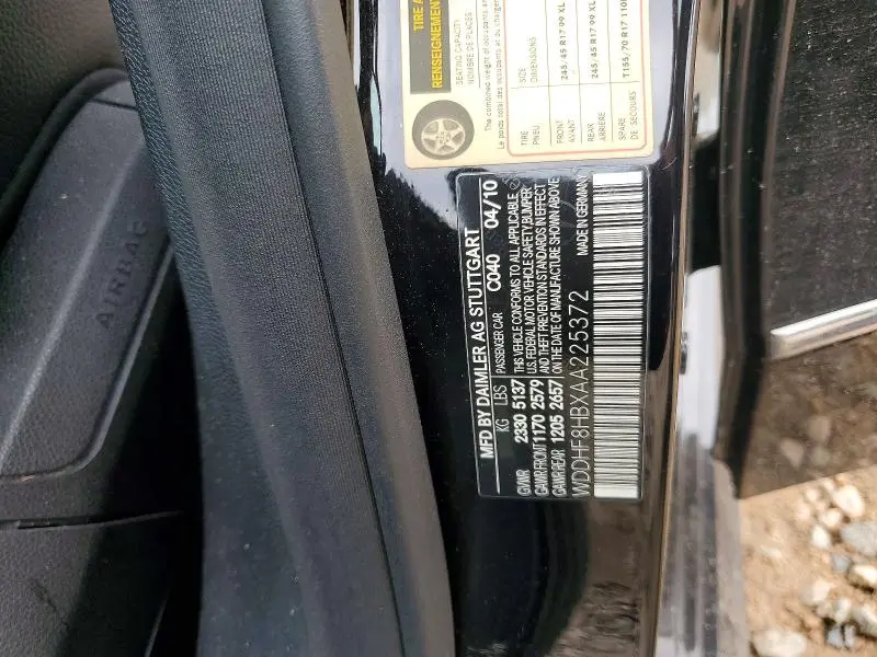 2010 MERCEDES-BENZ E 350 4MATIC  