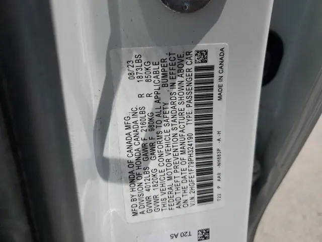 2023 HONDA CIVIC EX  