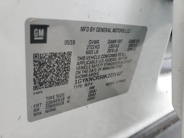 2019 CADILLAC XT5 LUXURY  