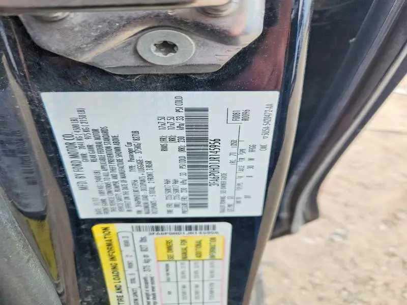2018 FORD FUSION SE  