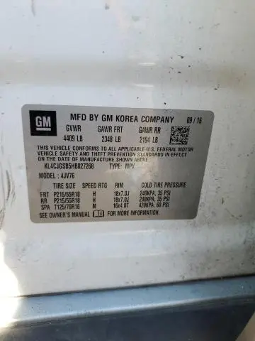 2017 BUICK ENCORE ESSENCE  