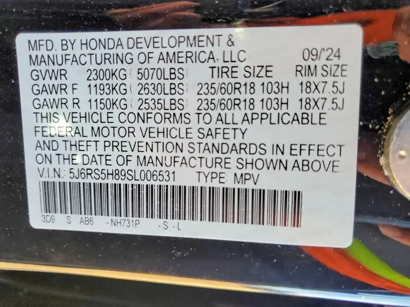 2025 HONDA CR-V SPORT-L  