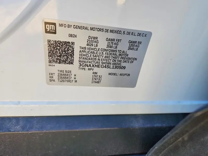 2025 CHEVROLET EQUINOX LT  