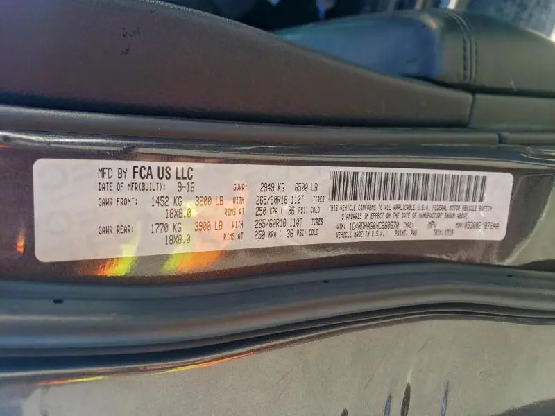 2017 DODGE DURANGO SXT  