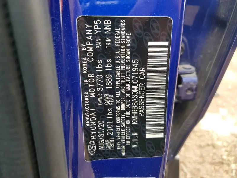 2021 HYUNDAI VENUE SE  