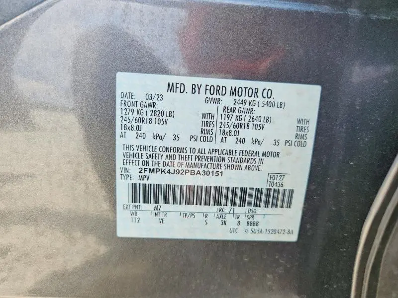 2023 FORD EDGE SEL  