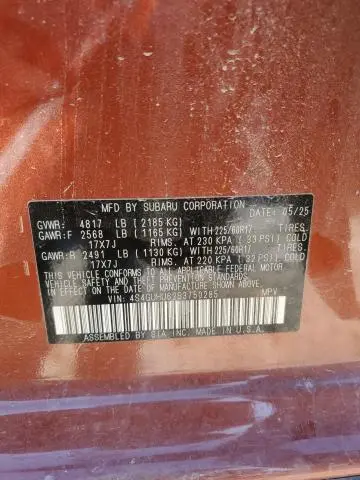 2025 SUBARU CROSSTREK WILDERNESS  