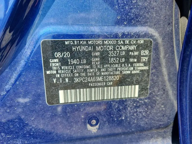 2021 HYUNDAI ACCENT SE  