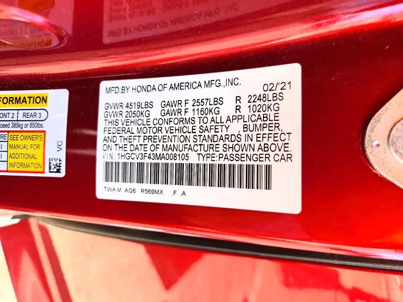 2021 HONDA ACCORD HYBRID EX  