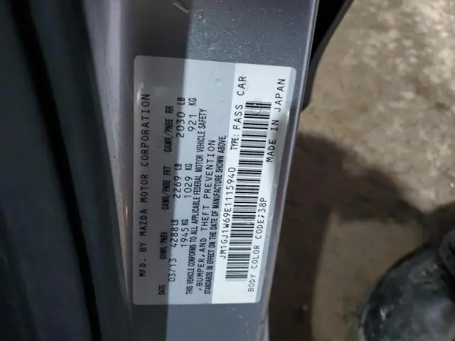 2014 MAZDA 6 GRAND TOURING  