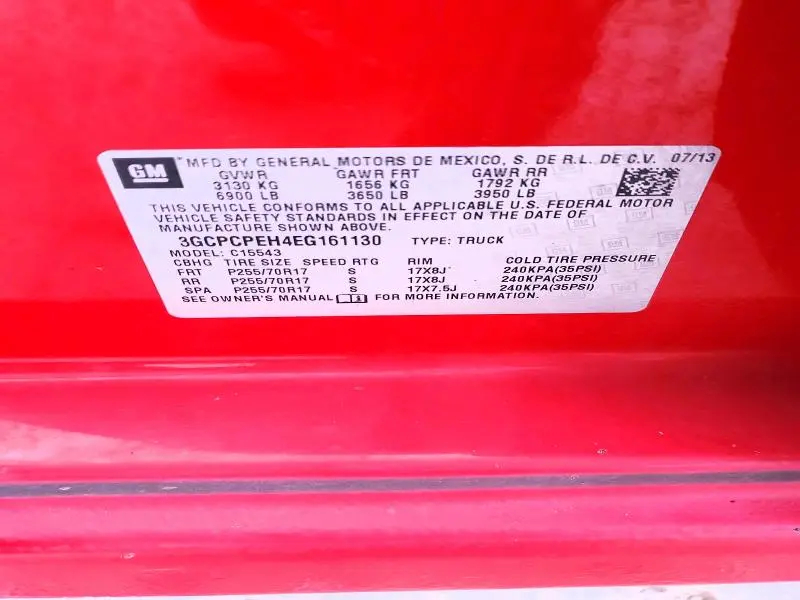 2014 CHEVROLET SILVERADO C1500  