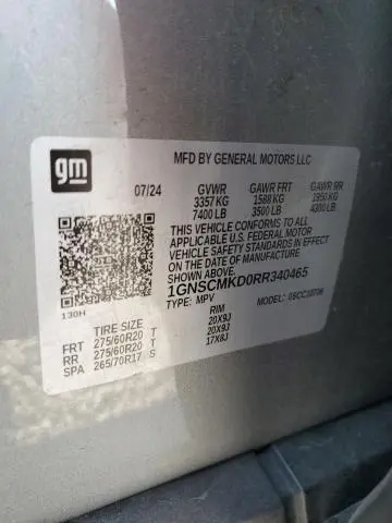 2024 CHEVROLET TAHOE C1500 LS  