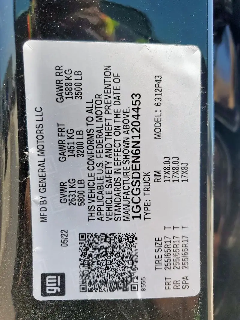 2022 CHEVROLET COLORADO Z71