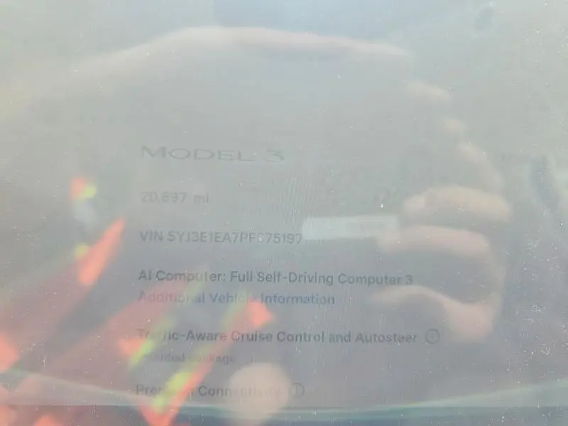 2023 TESLA MODEL 3   