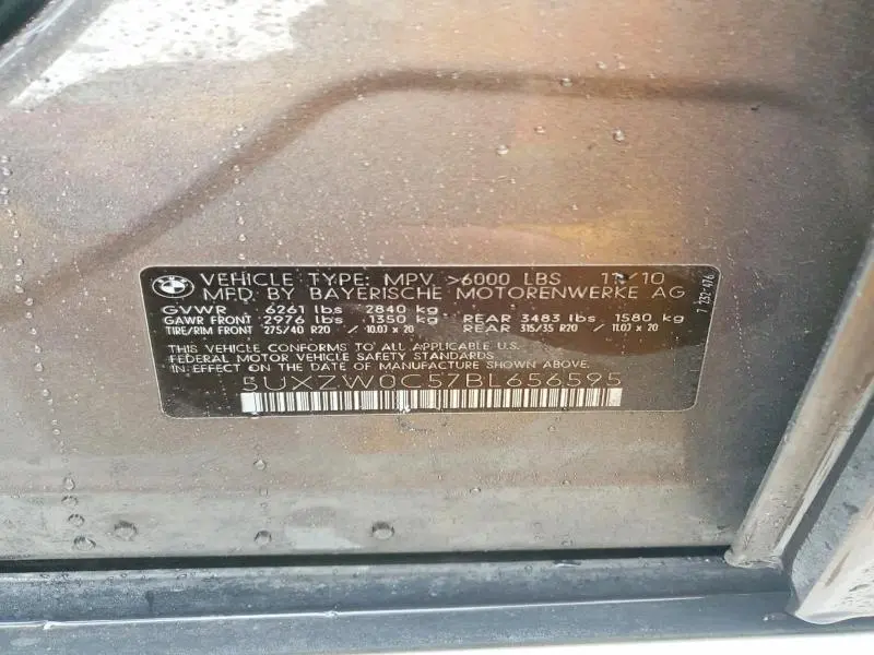 2011 BMW X5   