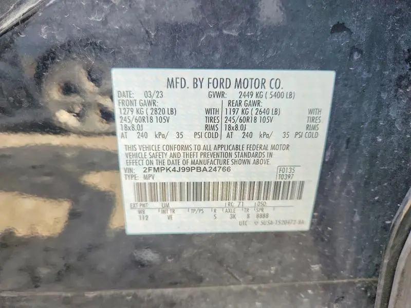 2023 FORD EDGE SEL  