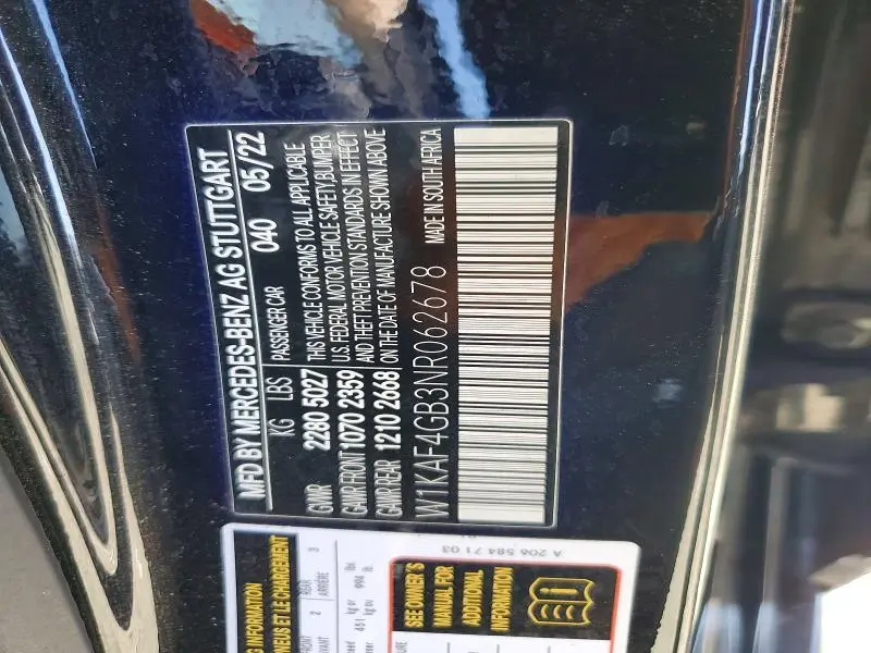 2022 MERCEDES-BENZ C300   
