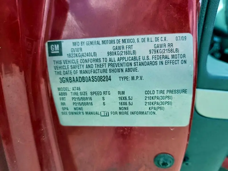 2010 CHEVROLET HHR LS  