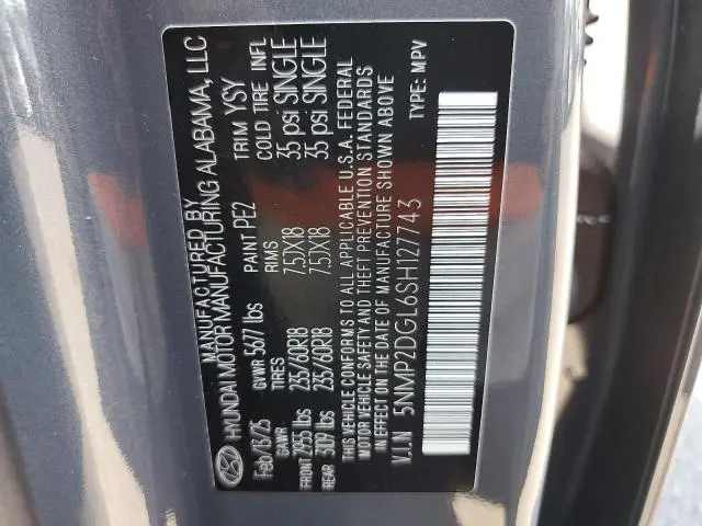 2025 HYUNDAI SANTA FE SEL  