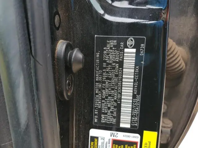 2011 TOYOTA CAMRY BASE  