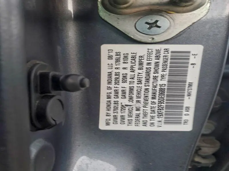 2013 HONDA CIVIC EXL  