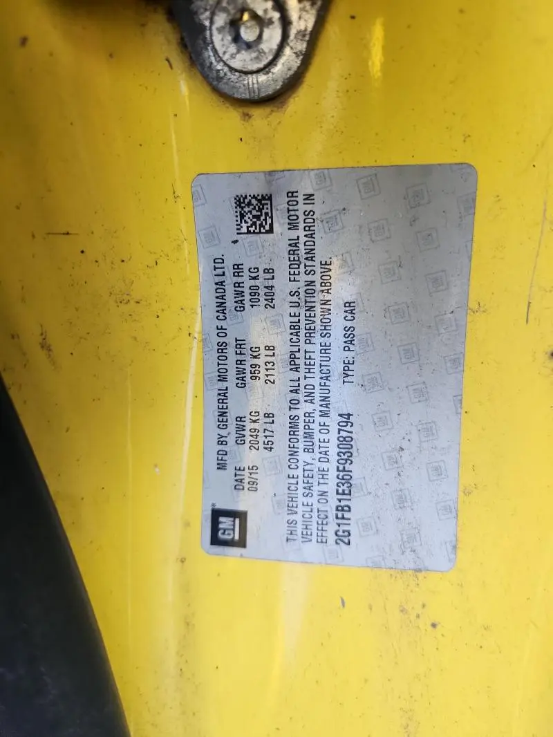 2015 CHEVROLET CAMARO LS  