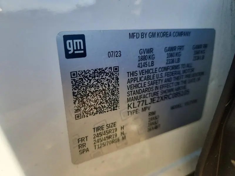 2024 CHEVROLET TRAX 2RS  