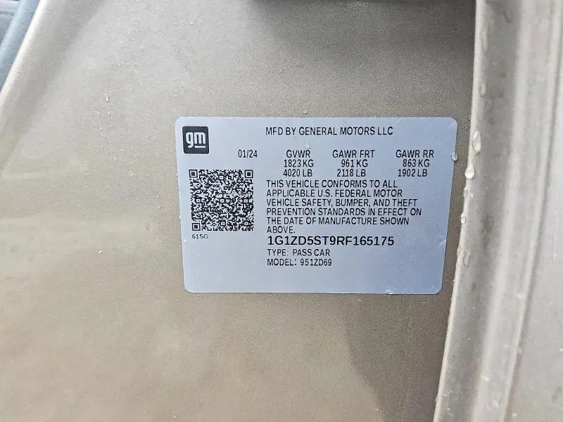 2024 CHEVROLET MALIBU LT  