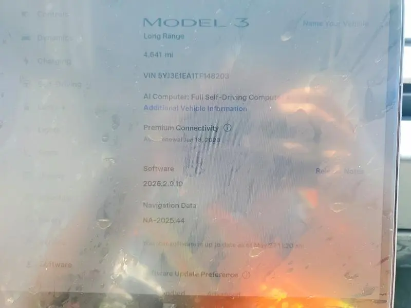 2026 TESLA MODEL 3   