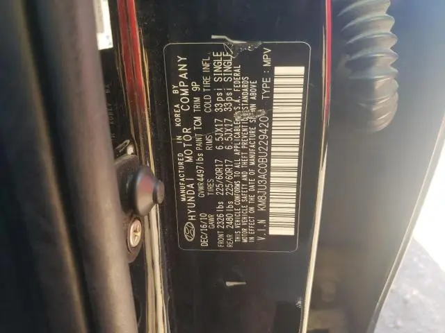 2011 HYUNDAI TUCSON GLS  