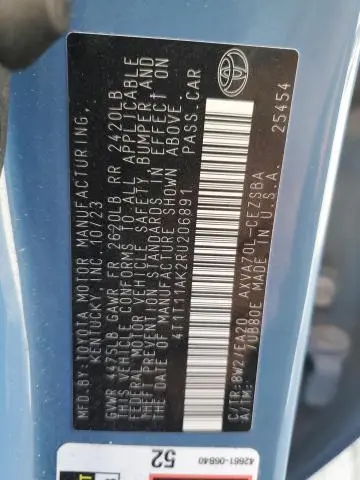 2024 TOYOTA CAMRY SE NIGHT SHADE  