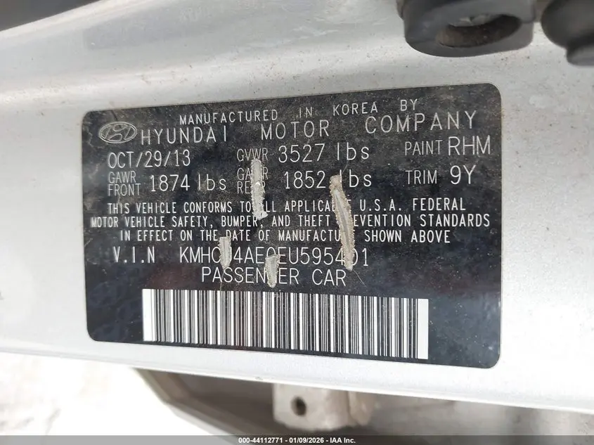 2014 HYUNDAI ACCENT GLS