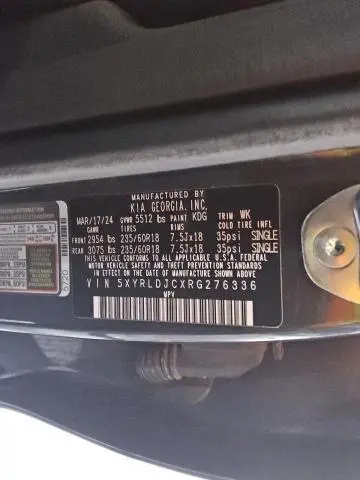 2024 KIA SORENTO S  