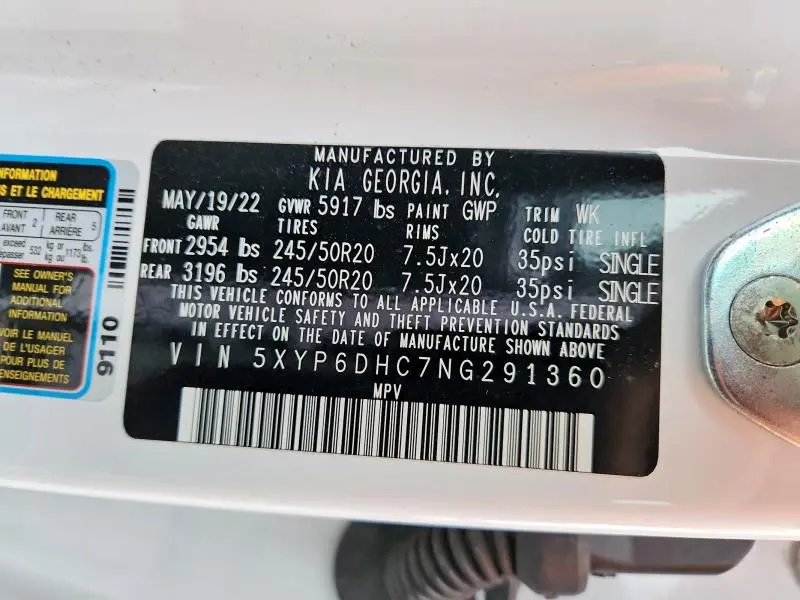 2022 KIA TELLURIDE S  