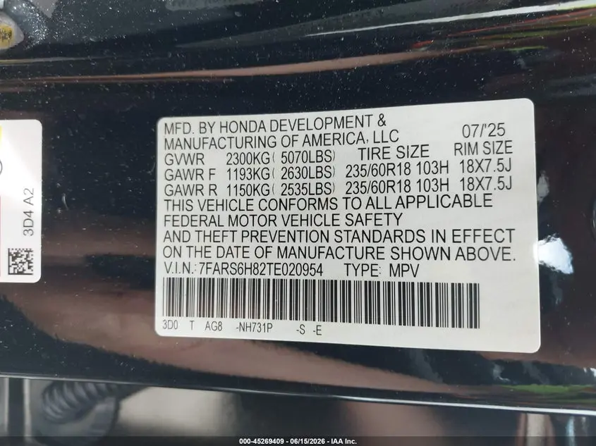 2026 HONDA CR-V HYBRID AWD SPORT-L