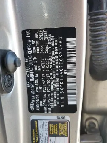2015 KIA SORENTO LX
