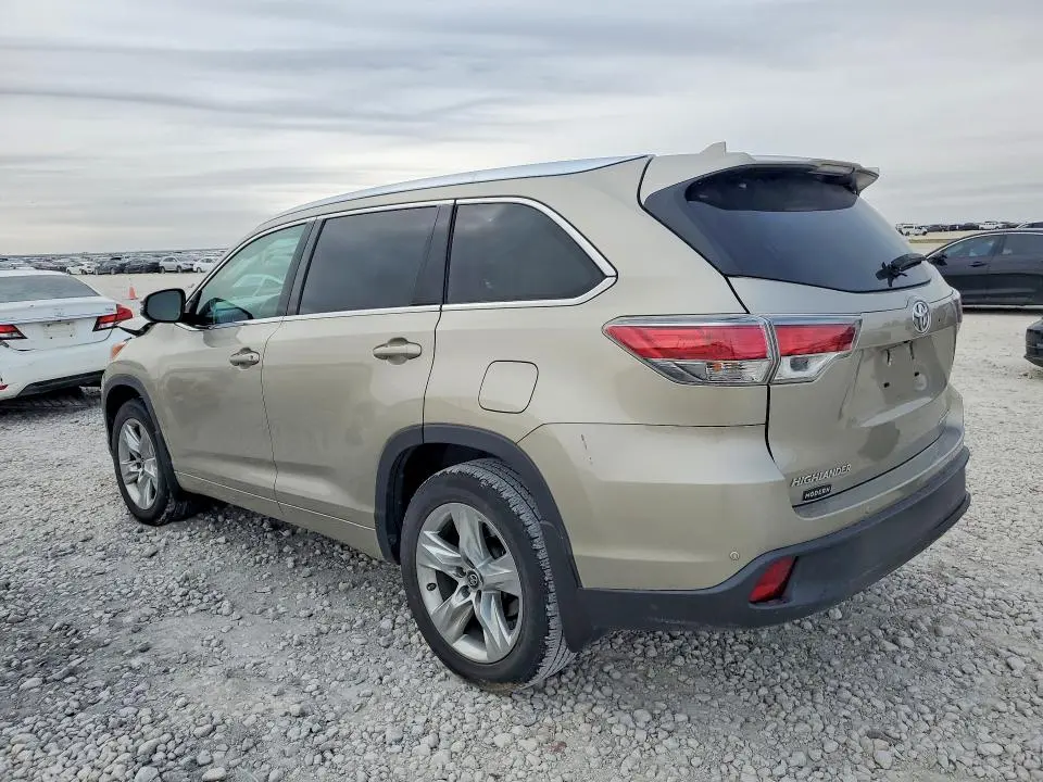 2016 TOYOTA HIGHLANDER LIMITED PLATINUM  