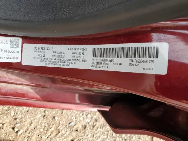 2016 CHRYSLER 200 LIMITED  