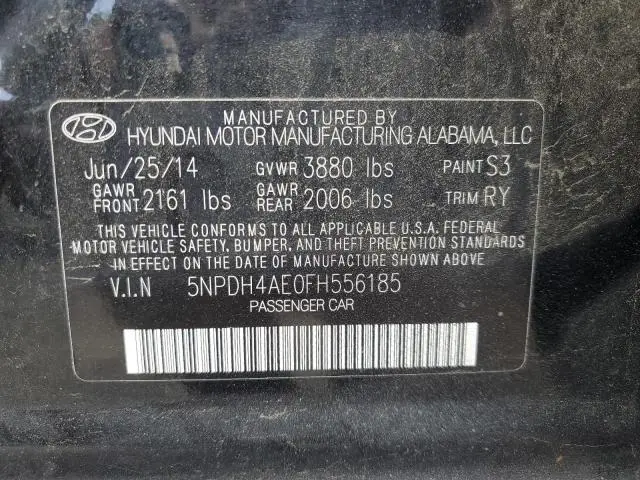 2015 HYUNDAI ELANTRA SE