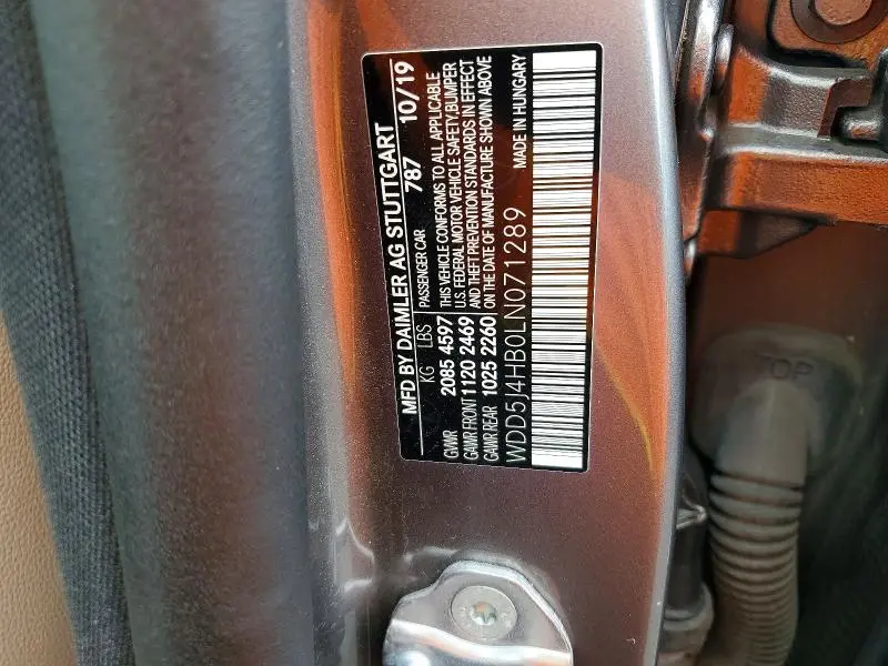 2020 MERCEDES-BENZ CLA 250 4MATIC  