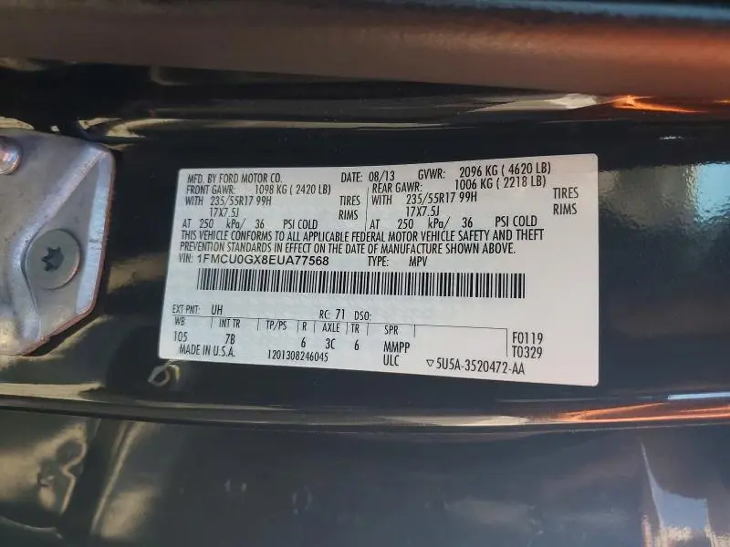 2014 FORD ESCAPE SE  