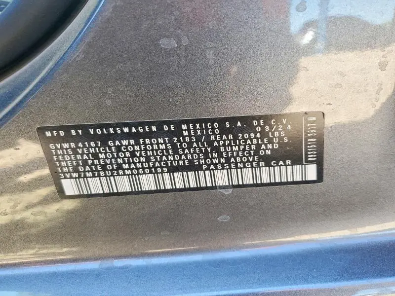 2024 VOLKSWAGEN JETTA SE  