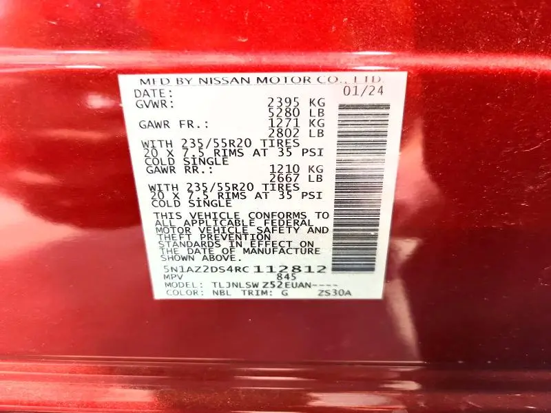 2024 NISSAN MURANO PLATINUM  