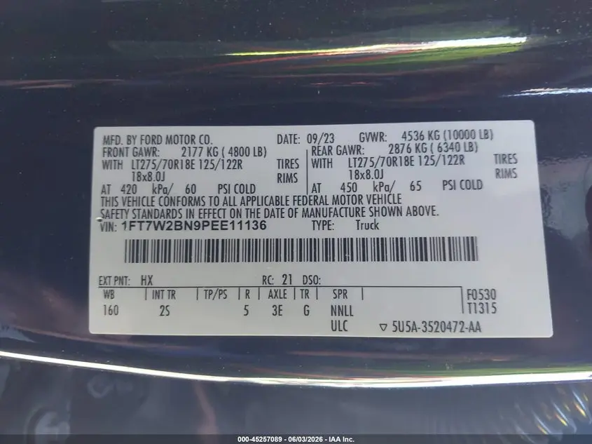 2023 FORD F-250 XLT