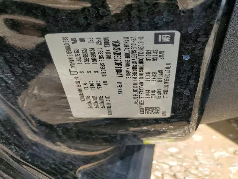 2013 CHEVROLET TAHOE K1500 LT  